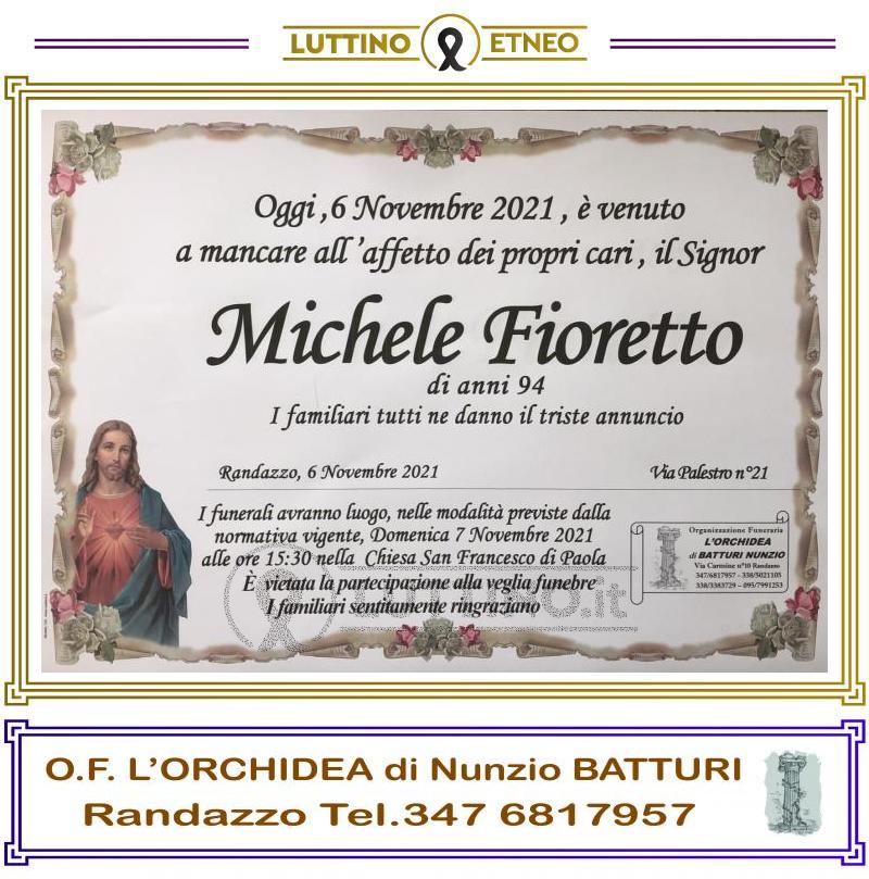 Necrologio Michele Fioretto Luttino.it